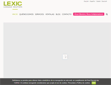 Tablet Screenshot of lexictranslations.com